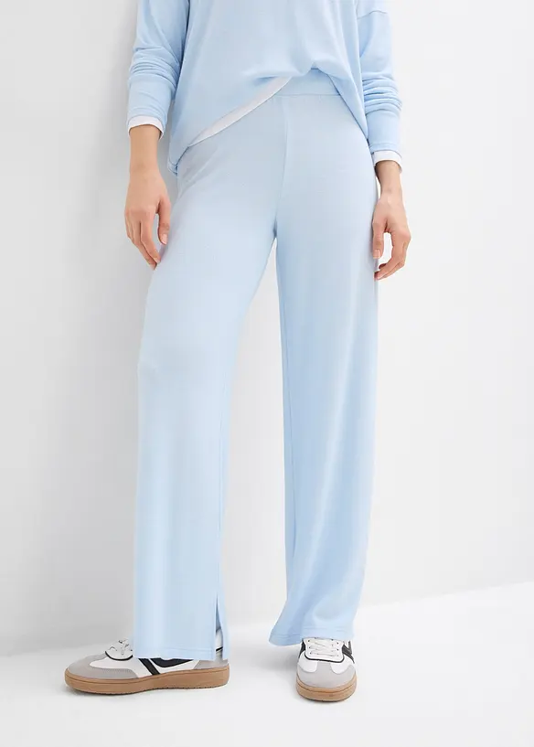 Jerseybyxa med stickad look, bonprix