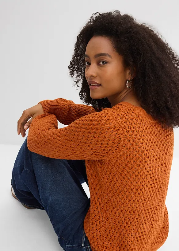 Tr&ouml;ja av bomullsmix, bonprix