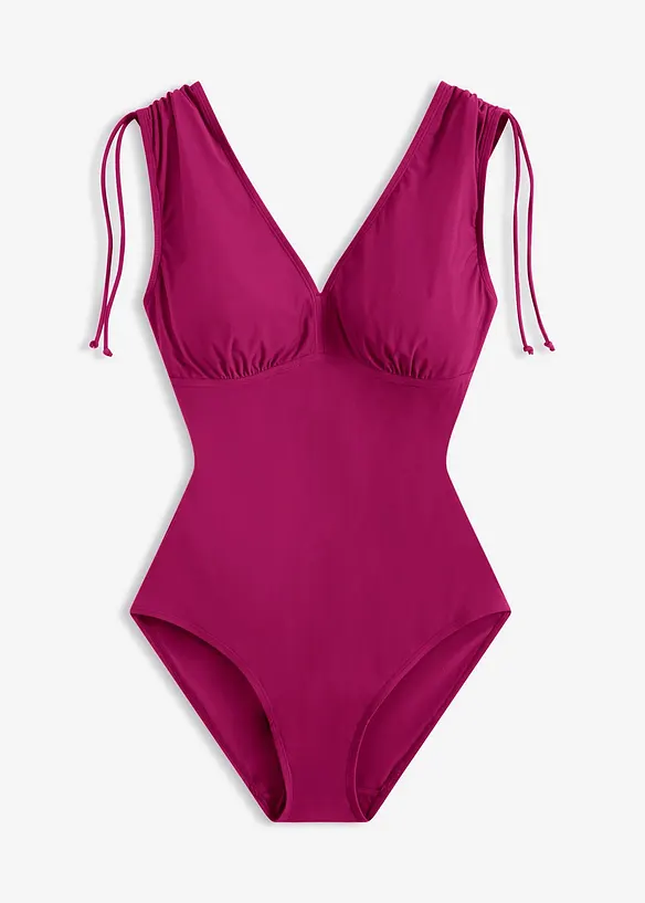 Baddr&auml;kt med l&auml;tt formande effekt och breda axelband, bonprix