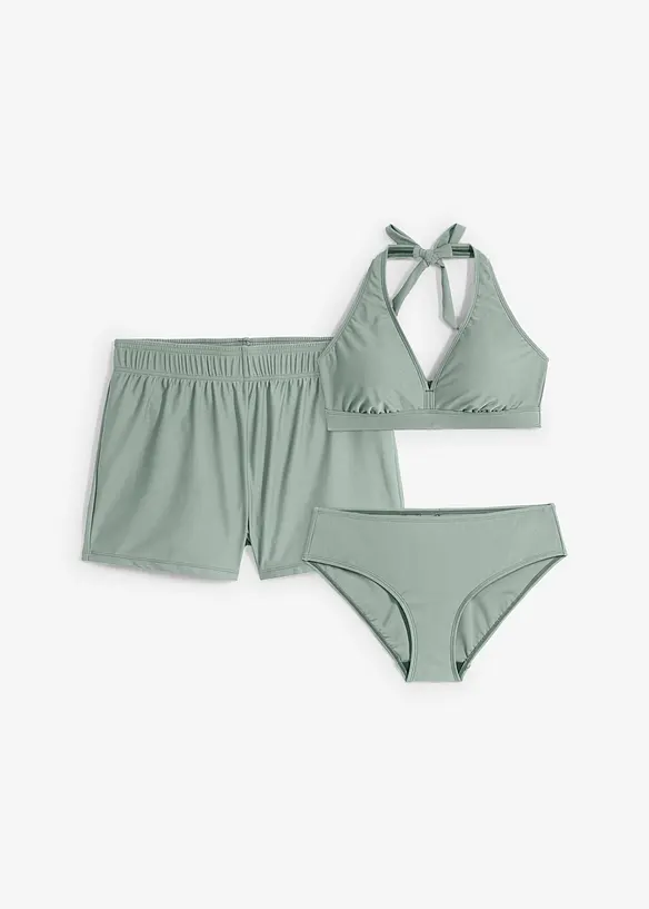Bikini och badunderdel (3 delar), bonprix