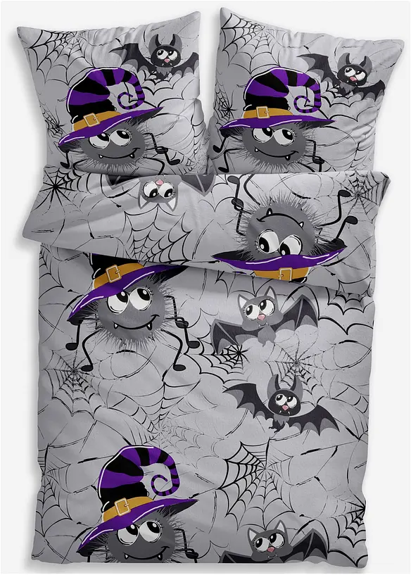 P&aring;slakanset med spindlar, bonprix