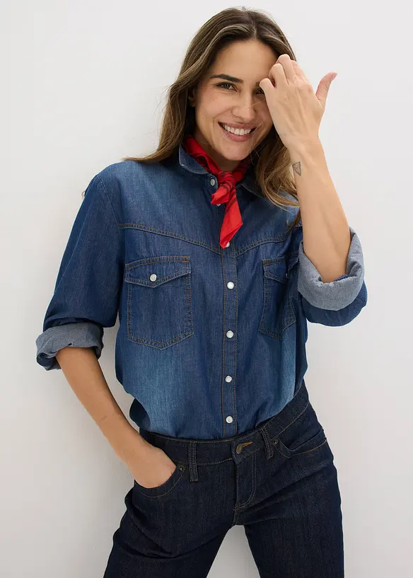 Scarf av bomull, bonprix