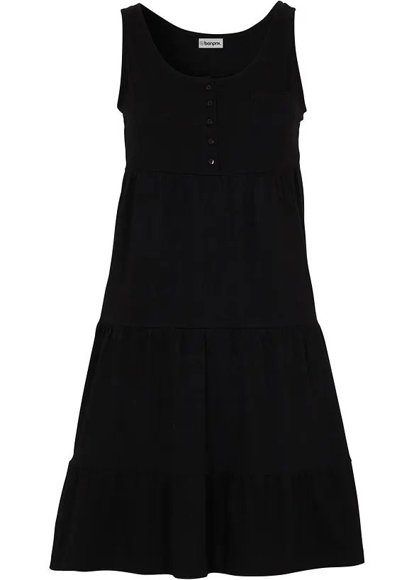 Kort jerseykl&auml;nning i bomull, bonprix