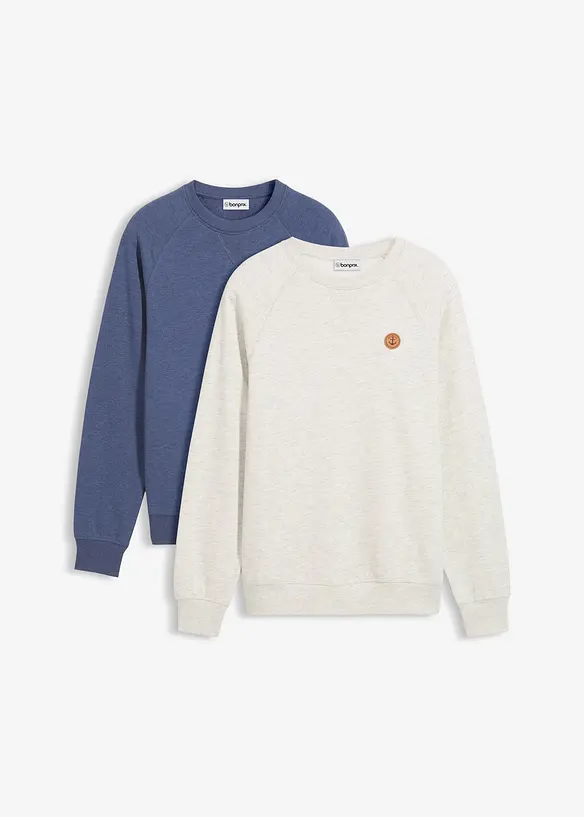Sweatshirt (2-pack), bonprix