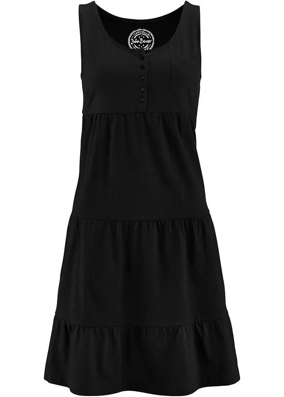 Kort jerseykl&auml;nning i bomull, bonprix