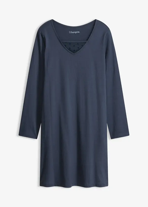 Nattlinne i mjuk bomull, bonprix