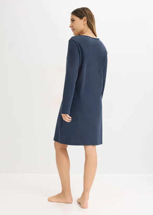 Nattlinne i mjuk bomull, bonprix