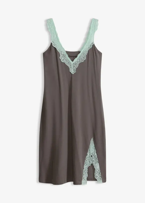 Nattlinne med viskos och spets, bonprix