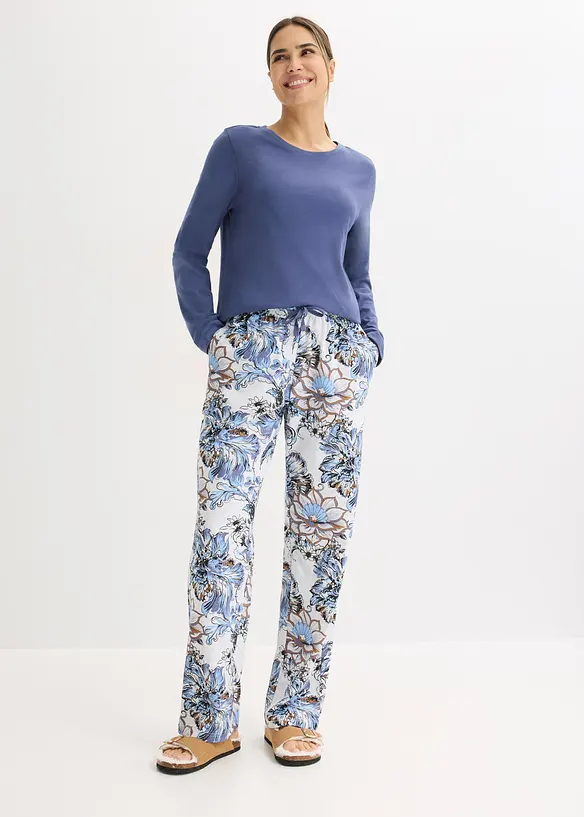 Pyjamas i mjuk bomull, bonprix