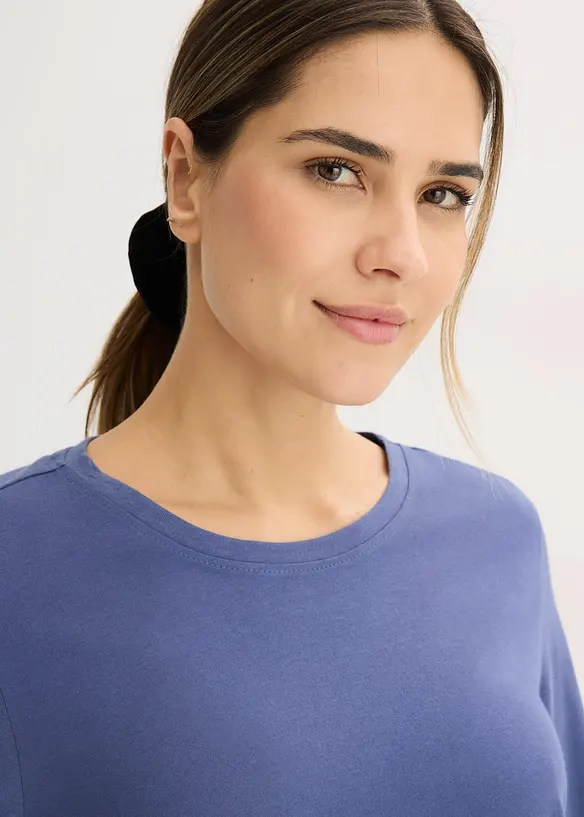 Pyjamas i mjuk bomull, bonprix