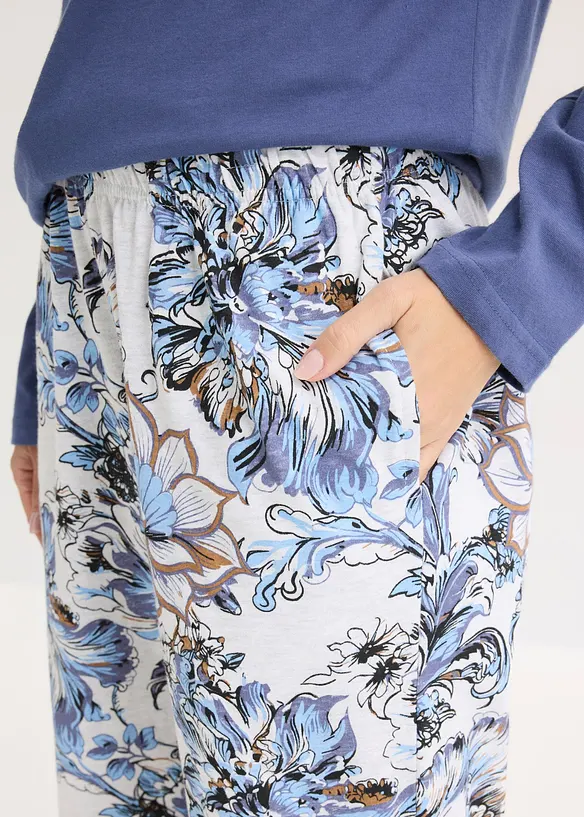 Pyjamas i mjuk bomull, bonprix