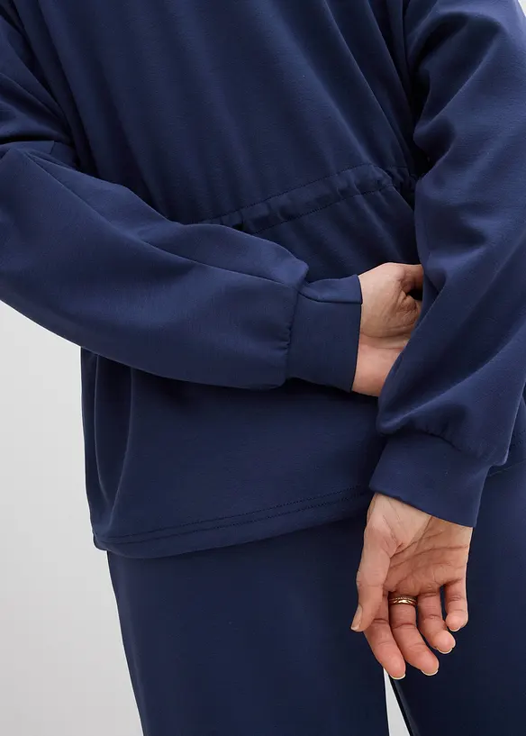 Trik&aring;jacka i mjuk viskosmix, bonprix