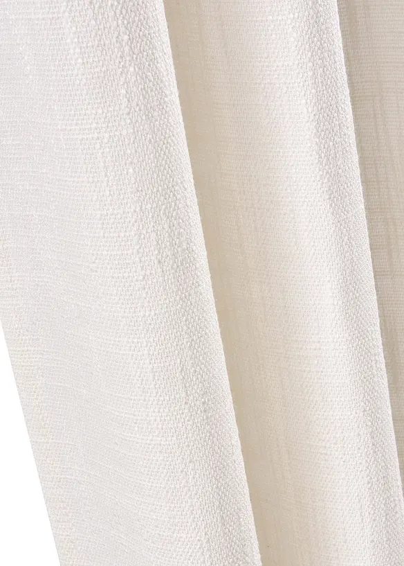 Ogenomskinlig gardinl&auml;ngd med strukturerad yta (1-pack), bonprix