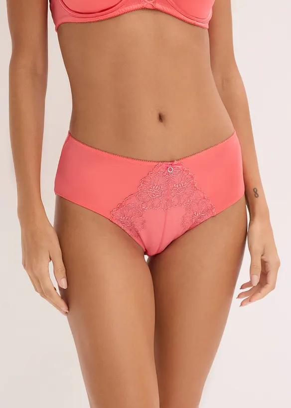 Maxitrosa med glittrande blombroderi, bonprix