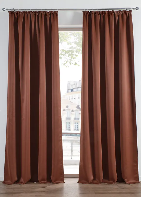 M&ouml;rkl&auml;ggande gardin, finns i flera storlekar (1 styck), bonprix