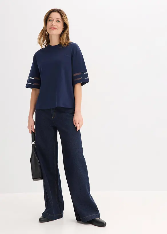 Topp av ekologisk bomull, bonprix