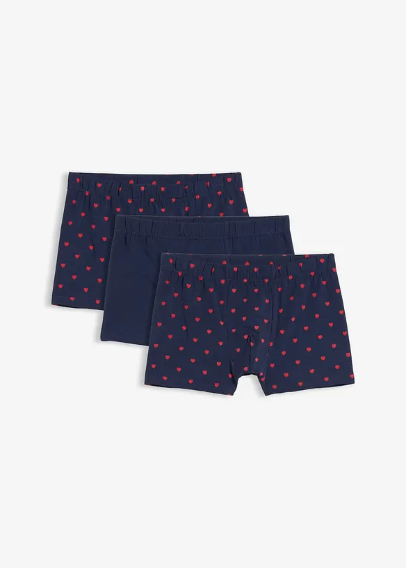 Boxershorts i tajt modell  med bomull (3-pack), bonprix