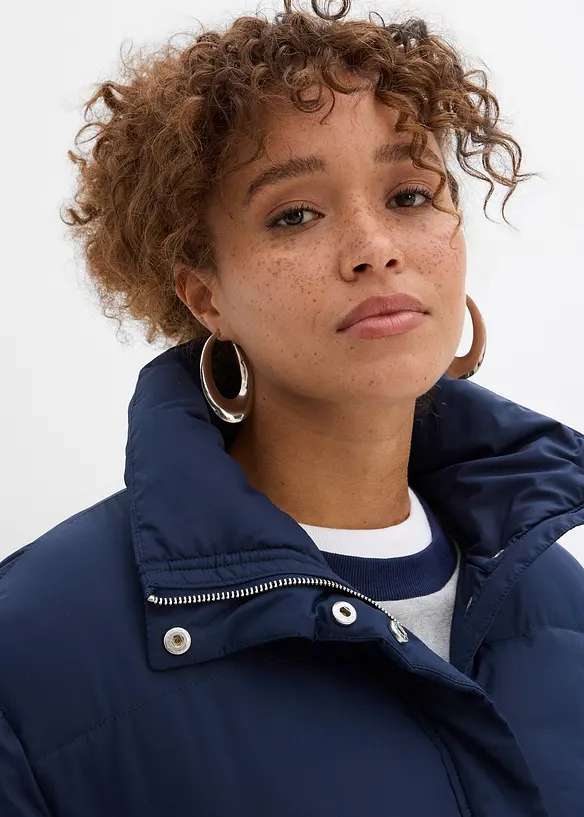 T&auml;ckjacka med st&aring;krage, bonprix