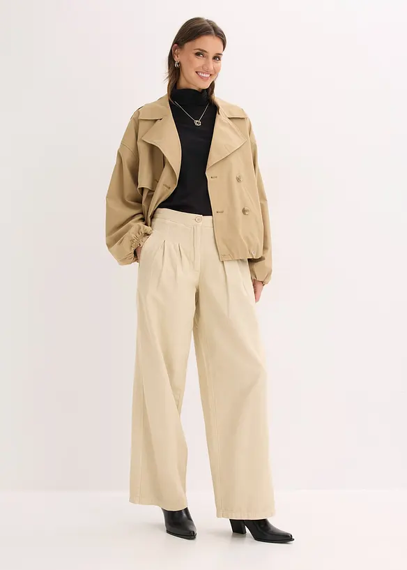 Twillbyxa i bomull, bonprix