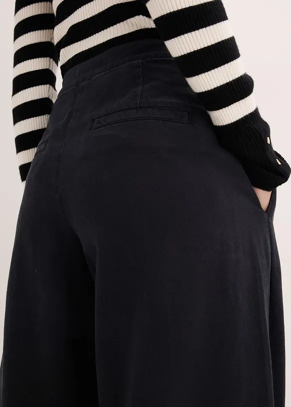 Twillbyxa i ren bomull, bonprix