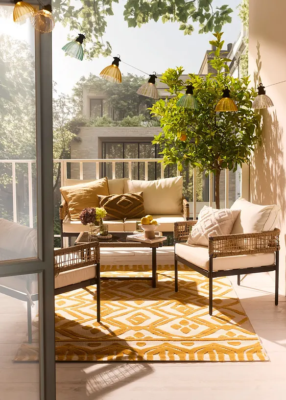 LED-ljusslinga med blommor, bonprix