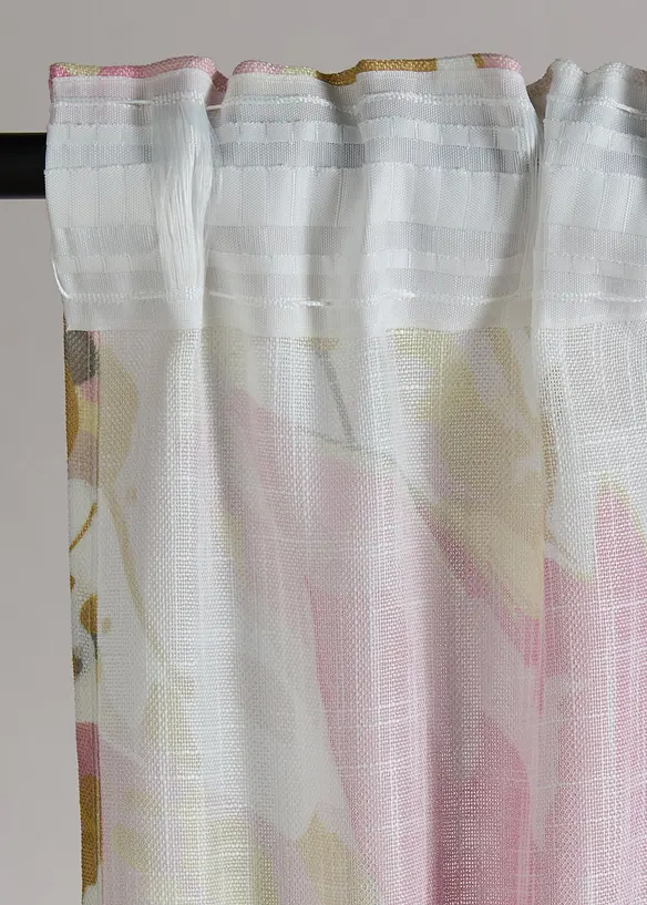 Blomm&ouml;nstrad gardin (1-pack), bonprix