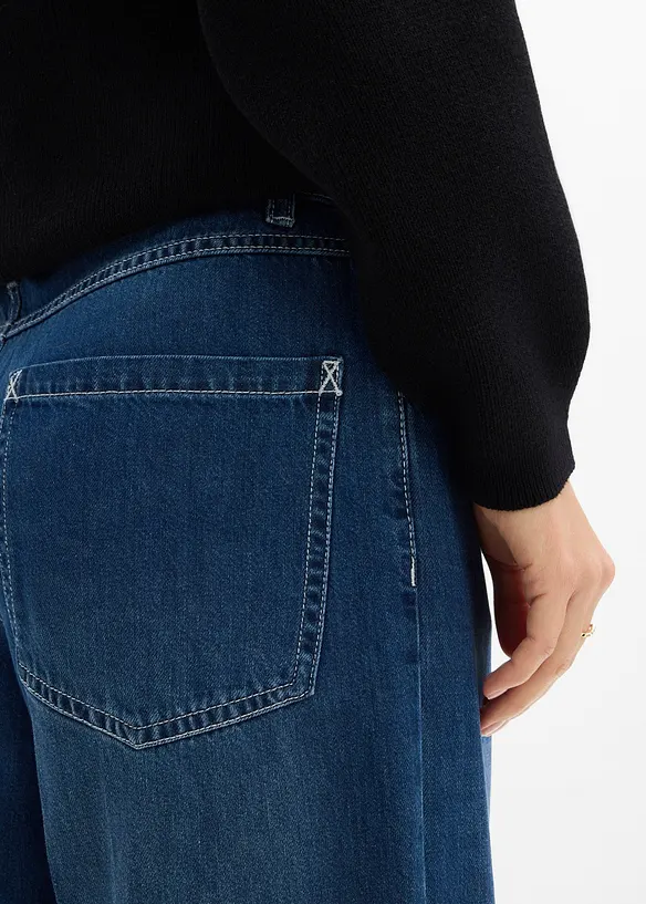 Wide Leg Jeans, Mid Waist, bonprix