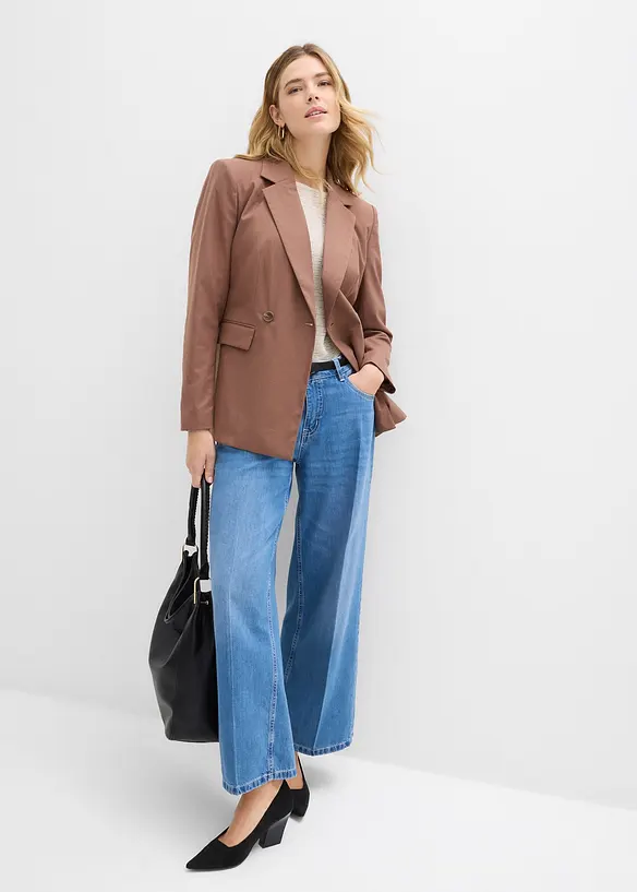 Dubbelkn&auml;ppt kavaj, bonprix