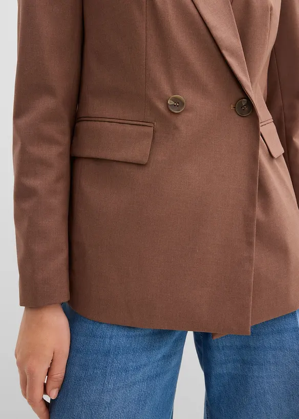 Dubbelkn&auml;ppt kavaj, bonprix