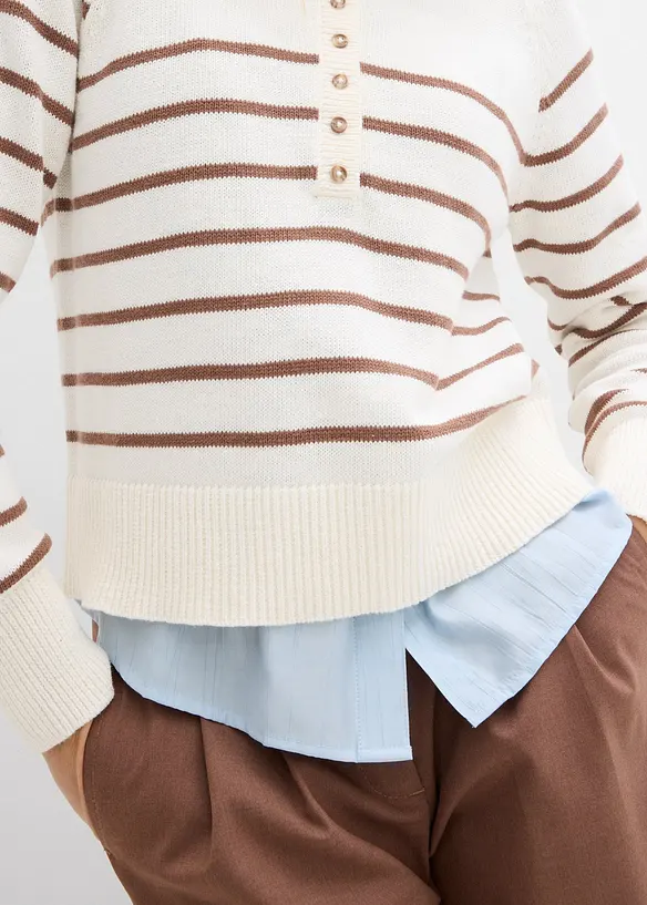 Tr&ouml;ja i bomull, bonprix