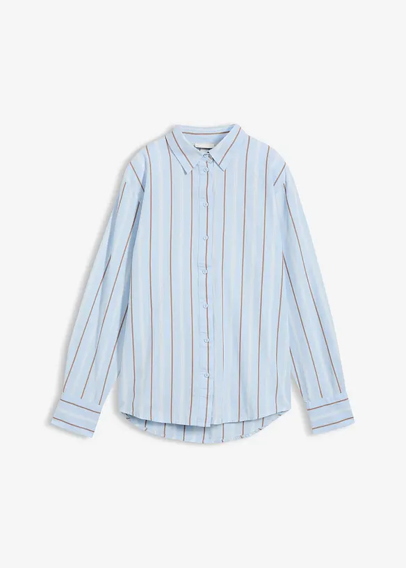 Skjortblus av ren bomull, bonprix