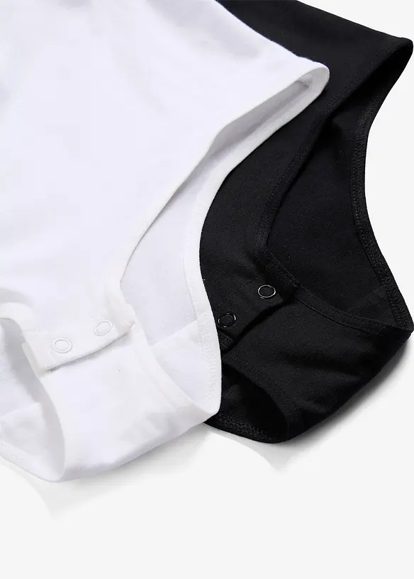 Body med mjuk bomull (2-pack), bonprix