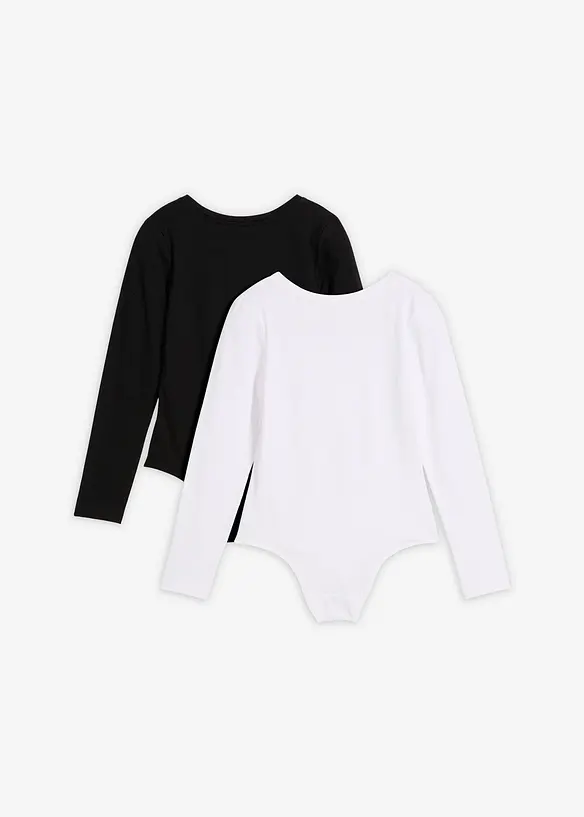 Body med mjuk bomull (2-pack), bonprix