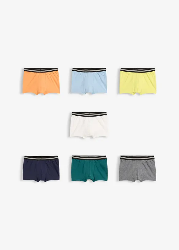 Boxershorts med mjuk bomull (7-pack), bonprix