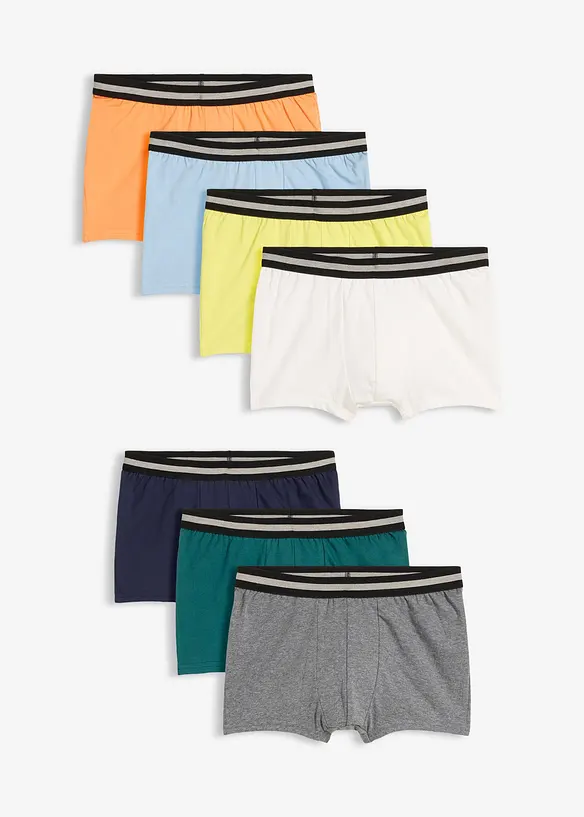 Boxershorts med mjuk bomull (7-pack), bonprix