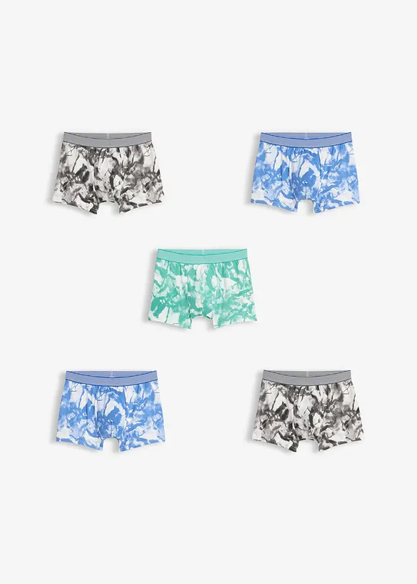 Boxershorts i tajt modell med mjuk bomull (5-pack), bonprix