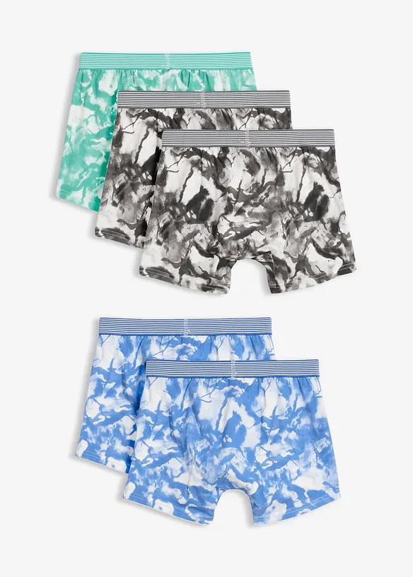 Boxershorts i tajt modell med mjuk bomull (5-pack), bonprix