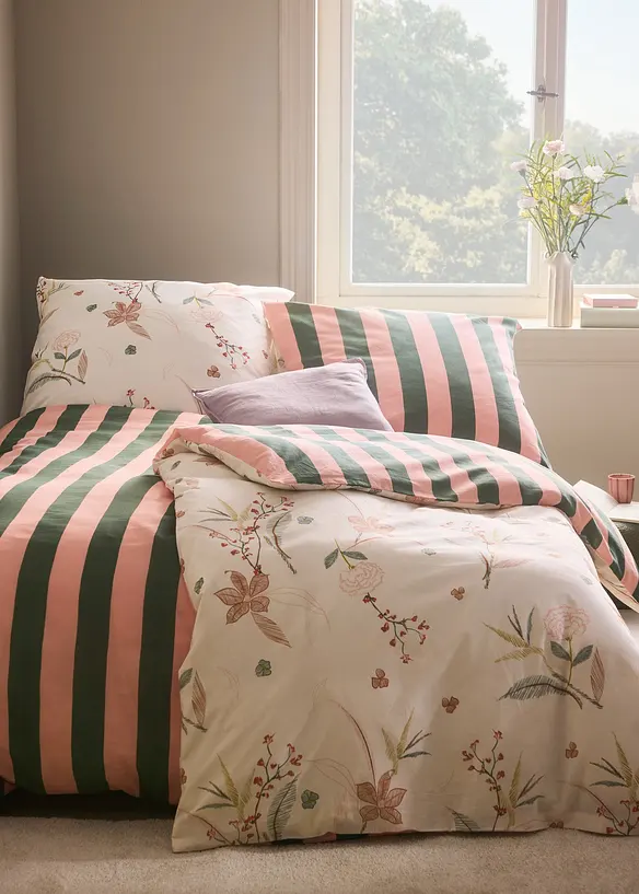 V&auml;ndbart p&aring;slakanset av linon, bonprix