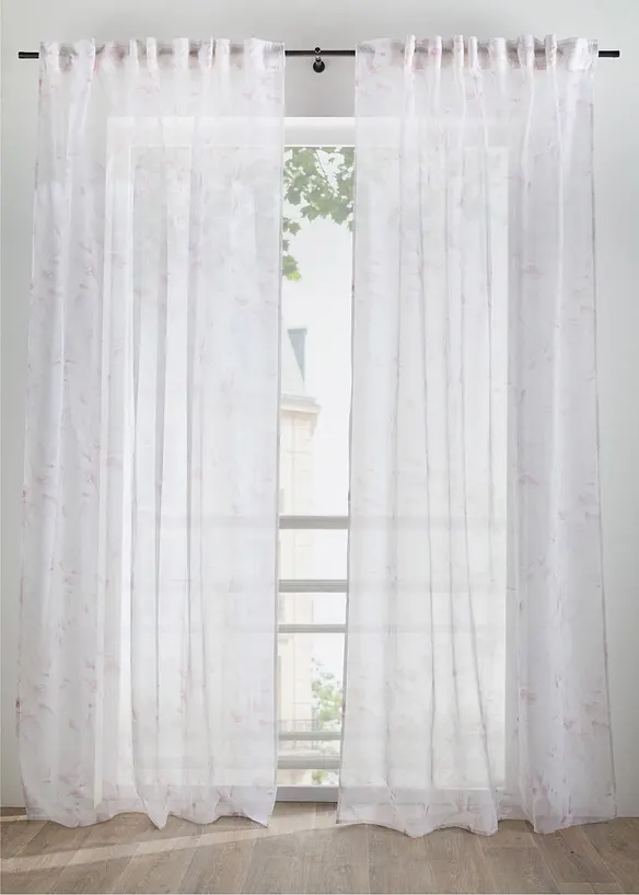 Gardin med blomm&ouml;nster (1-pack), bonprix