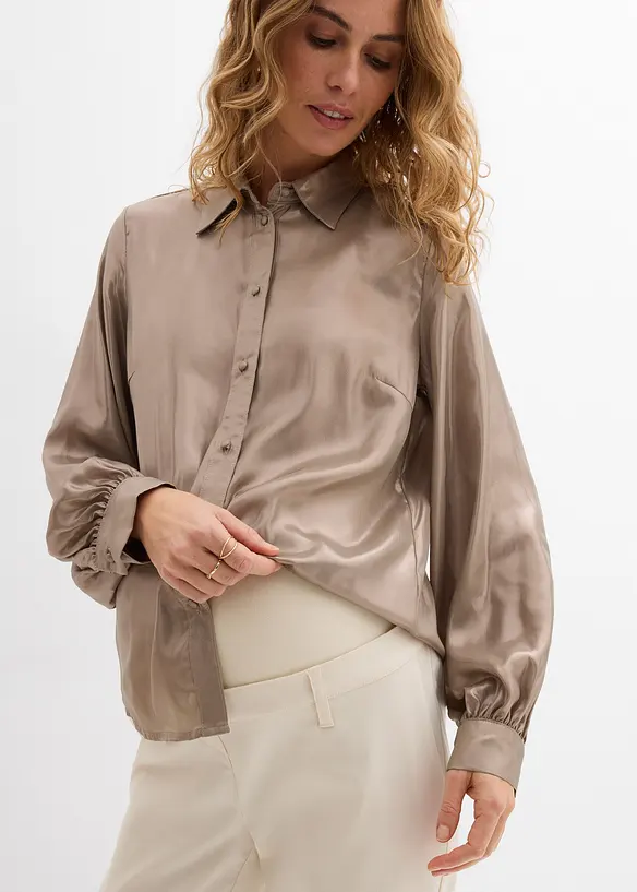 Mammabyxa med stretch och avsmalnande ben, bonprix