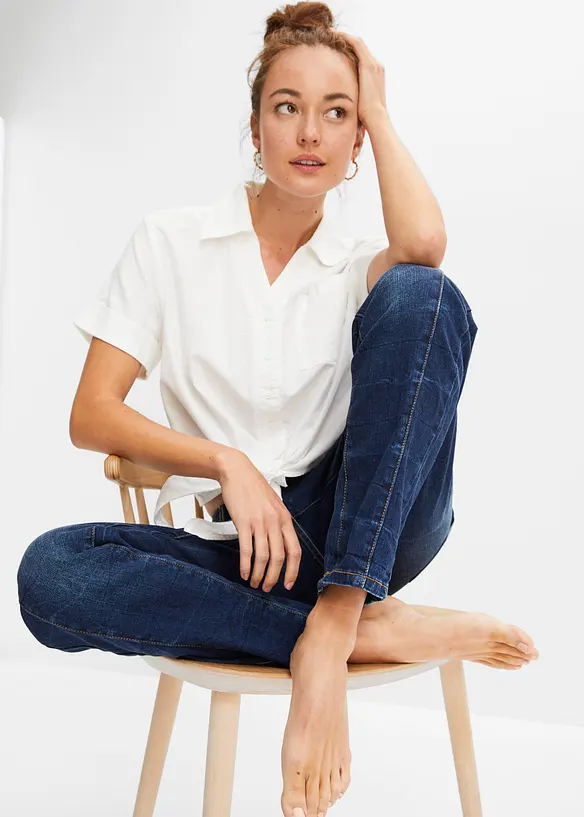 Straight Jeans Mid Waist, bonprix