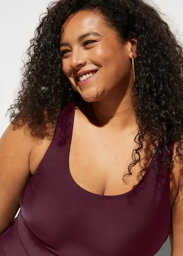 Baddr&auml;kt med prydnadsveck och l&auml;tt formande effekt, bonprix