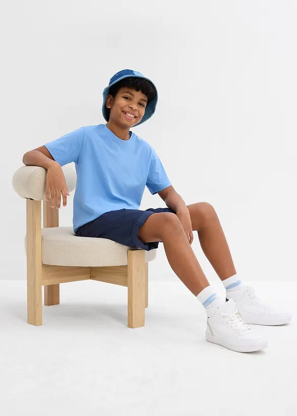 T-shirt i ekologisk bomull (3-pack), bonprix