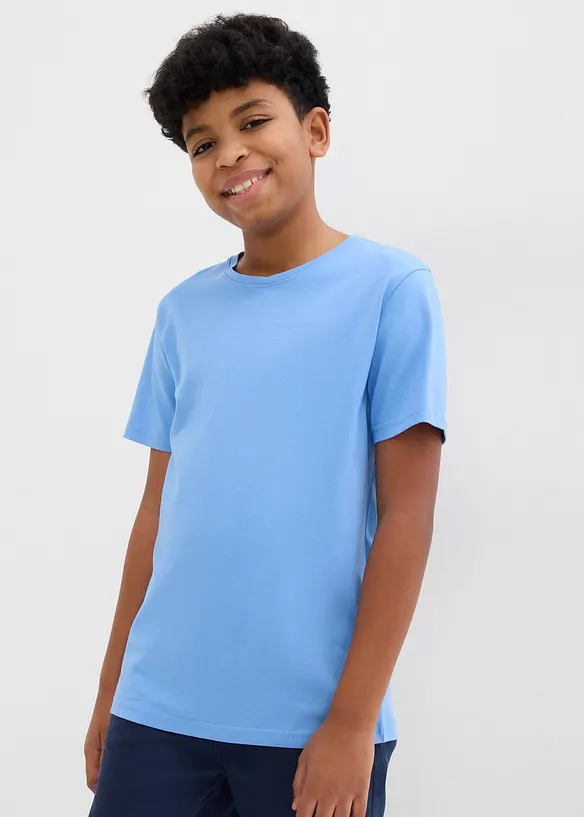 T-shirt i ekologisk bomull (3-pack), bonprix