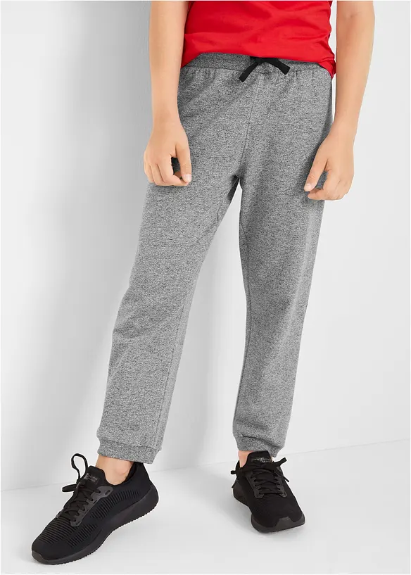 Joggingbyxa med bomull f&ouml;r barn (2-pack), bonprix