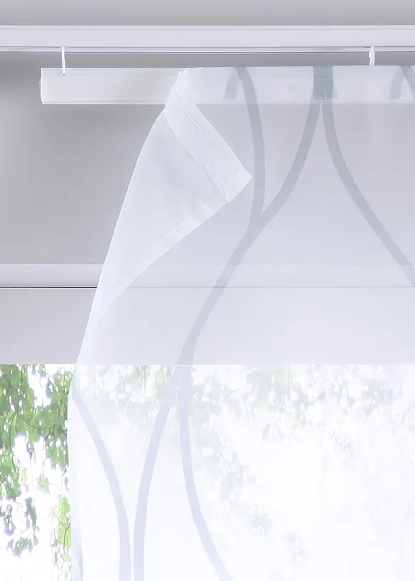 Panelgardin med &aring;tervunnen polyester (1-pack), bonprix