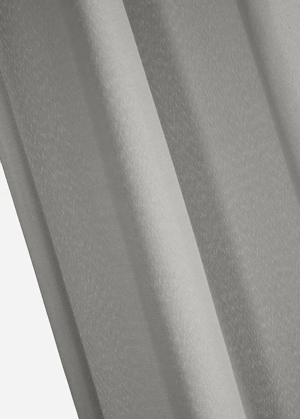 Gardinl&auml;ngd med linnelook och &aring;tervunnen polyester (1-pack), bonprix