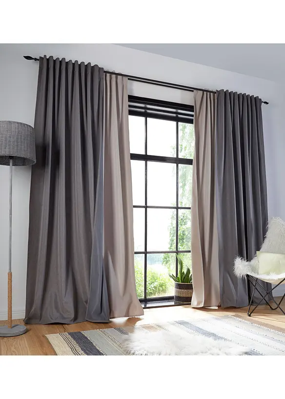 Gardinl&auml;ngd med termofunktion, &auml;ven extra l&aring;ng (1-pack), bonprix