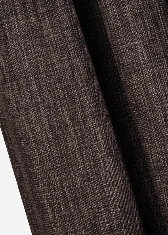 M&ouml;rkl&auml;ggande gardinl&auml;ngd med elegant struktur (1-pack), bonprix