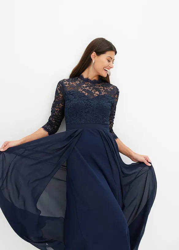 Maxikl&auml;nning med spets, bonprix